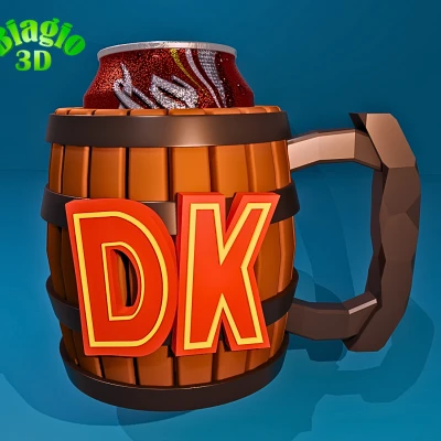 Giá đỡ lon thùng Donkey Kong