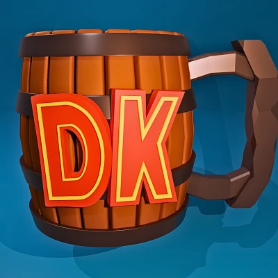 Giá đỡ lon thùng Donkey Kong