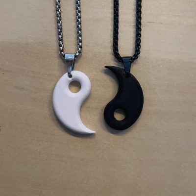 Mặt dây chuyền cặp Đôi Âm Dương