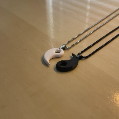 Mặt dây chuyền cặp Đôi Âm Dương