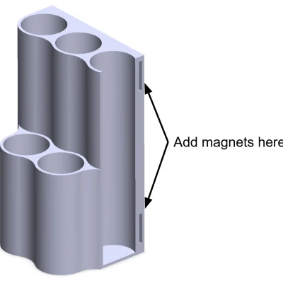 Chỗ Giữ Dây Rút Nhựa Có Nam Châm