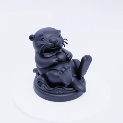 Mô Hình Rái Cá Dễ Thương Đang Nổi - Động Vật Dưới Nước Đáng Yêu