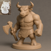 Tượng Minotaur 3D - Thumbnail 1