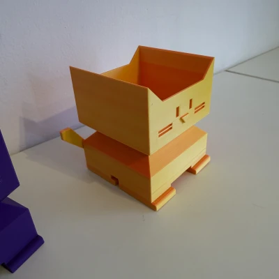 Chỗ cắm bút hình con mèo - Vật trang trí độc đáo cho bàn làm việc