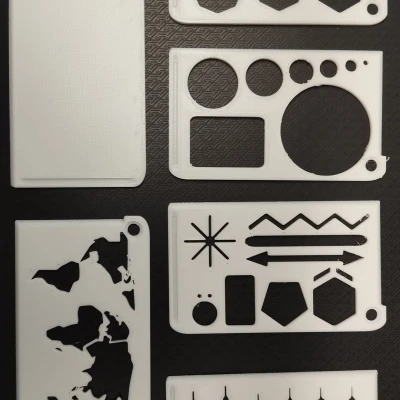 Khuôn vẽ cho bút chì kỹ thuật/bút chì cơ