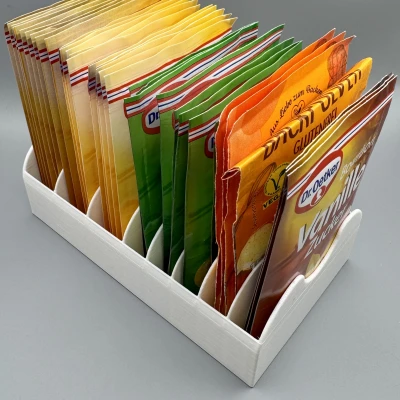 Hộp Đựng Gói Bột Làm Bánh – 8 Ngăn Nhà Bếp