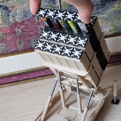 Giá Đỡ Pin AAA "Iron Dome"