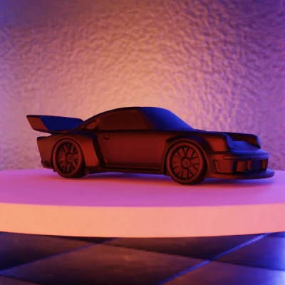 Mô Hình Singer 911 DLS Turbo Road - Porsche Restomod Hiệu Suất Cao