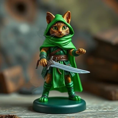 Mèo Lừa Đảo - Mô Hình In 3D Cho D&D