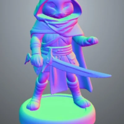 Mèo Lừa Đảo - Mô Hình In 3D Cho D&D