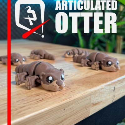 Rái Cá Khớp Nối – Thú Cưng Để Bàn In 3D