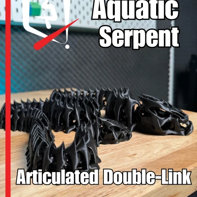 Rắn Biển – Mẫu In 3D Khớp Nối Kép Articulated