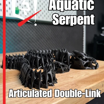 Rắn Biển – Mẫu In 3D Khớp Nối Kép Articulated