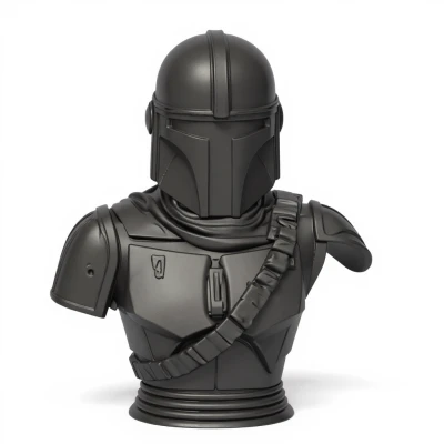 Tượng bán thân chân thực của Mandalorian (Din Djarin)