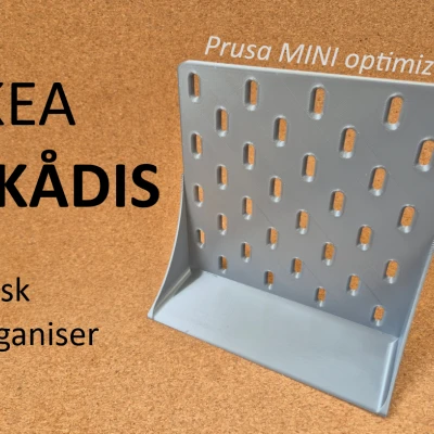 Giá đỡ SKADIS IKEA nhỏ hơn (tối ưu cho Prusa Mini)