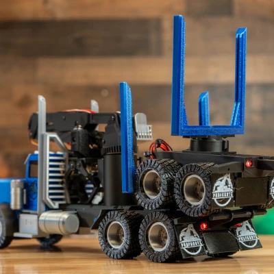 RC LogTruck In 3D Tự Chế