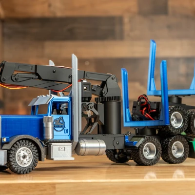 RC LogTruck In 3D Tự Chế