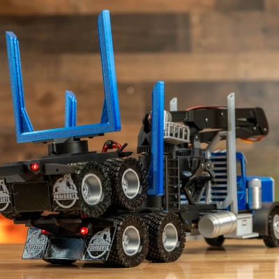 RC LogTruck In 3D Tự Chế