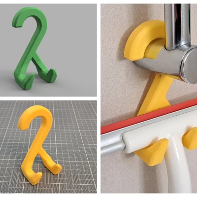 Kệ Giữ Cây Gạt Nước Phòng Tắm