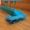 Cầu thang sân ga tàu H0, Bahnsteig Treppe Eisenbahnstation 1:87 - Thumbnail 1
