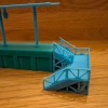Cầu thang sân ga tàu H0, Bahnsteig Treppe Eisenbahnstation 1:87 - Thumbnail 4