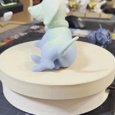 Chó Bò Lủng Lẳng Cartoon – Tư Thế Nằm