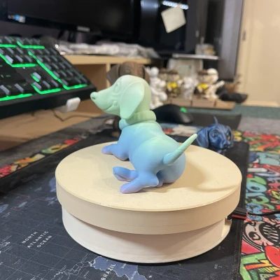 Chó Bò Lủng Lẳng Cartoon – Tư Thế Nằm