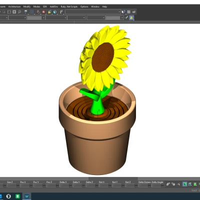 Hướng Dương - Bộ Sưu Tập Hoa Lò Xo