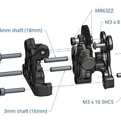 ProtoXtruder 2.0 - Đầu đùn nhỏ gọn, nhẹ hơn