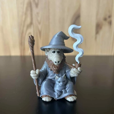 Mô hình 3D Gandalf Xám - Pháp sư ALF kỳ lạ
