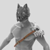 Mặt Nạ Đầu Chó Sói In 3D Cho Cosplay & Halloween - Thumbnail 1