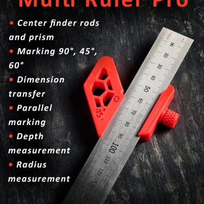 Multi Ruler Pro - Kẹp đa năng cho thước thép