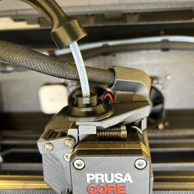 Prusa Core One: Dễ dàng tháo Bowden + Ống dài hơn