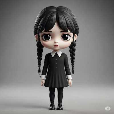 Mô hình Chibi Wednesday Addams