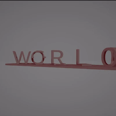 Bộ tạo Ambigram 3D