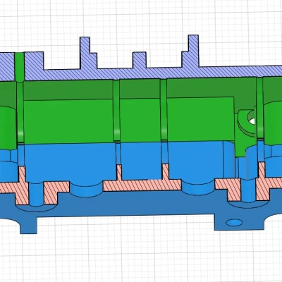Tấm Chắn Tool Header Trước Sau Căn Chỉnh Cho Qidi Plus 4
