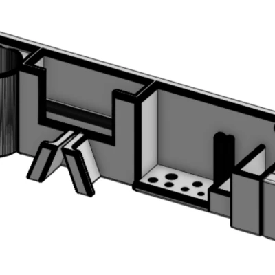 Giá đỡ đồ dùng tối giản Centauri carbon có chỗ để hotend