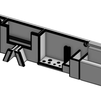 Giá đỡ đồ dùng tối giản Centauri carbon có chỗ để hotend