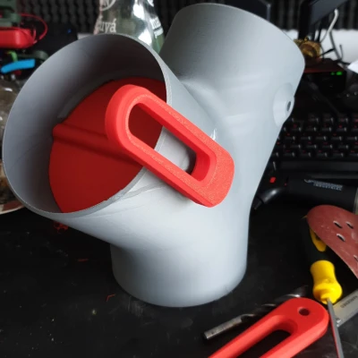 Van Chia Đôi Ống Thông Gió Y-Splitter 125mm