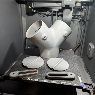 Van Chẻ Đôi Ống Thông Gió Y-Splitter 4 Inch