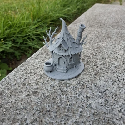 Nhà Phù Thủy Vạc Lùn Cong – Mô Hình Mini