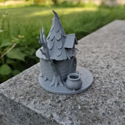 Nhà Phù Thủy Vạc Lùn Cong – Mô Hình Mini