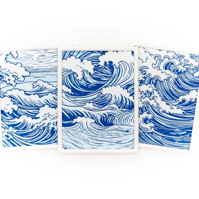 Tranh Tường Sóng Biển 3D