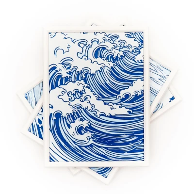 Tranh Tường Sóng Biển 3D