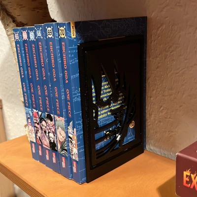 Chặn Sách/Kệ Sách - Chủ Đề One Piece (Luffy & Zoro)