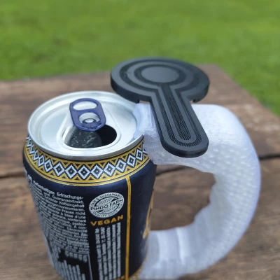 Giá đỡ lon 330ml có nắp xoay bảo vệ – in dễ