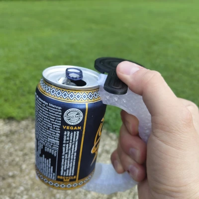 Giá đỡ lon 330ml có nắp xoay bảo vệ – in dễ