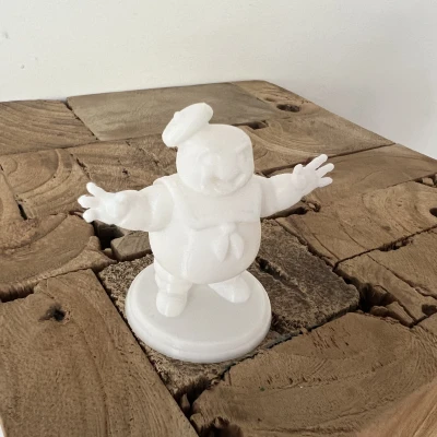 Bibendum Chamallow (Stay Puft Marshmallow Ghosbusters) - Tượng 3D