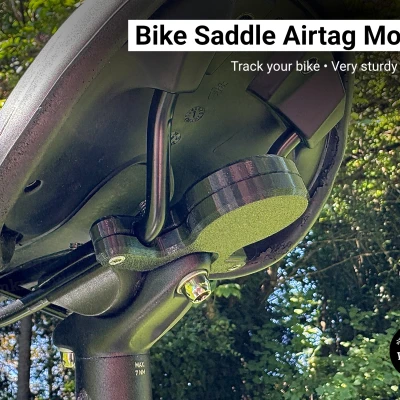 Giá đỡ Airtag yên xe đạp • Theo dõi xe đạp của bạn • Thiết kế chắc chắn