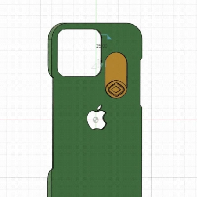 Ốp Lưng iPhone 16 Pro Max Có Pop-Up Ngón Tay